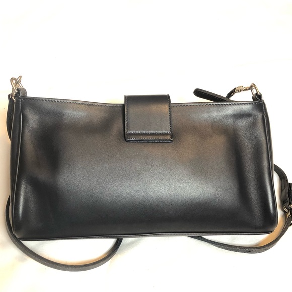 Coach 9818 Penelope black soft leather cross body bag - Picture 3 of 12